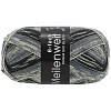 Пряжа Lana Grossa Meilenweit 6-PLY 150g Denim Mix Black цвет 9595