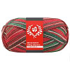 Пряжа Lana Grossa Meilenweit 100g Merino Christmas Lurex цвет 6805
