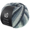 Пряжа Lana Grossa Meilenweit 100 Cosy Socks Soft Stripes цвет 104