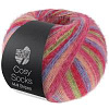 Пряжа Lana Grossa Meilenweit 100 Cosy Socks Multi Stripes цвет 152